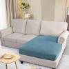 image:imageHVERSAILTEX Super Stretch Individual Seat Sofa Covers Couch Cushion Covers Slipcover Sets Thick Jacquard Textured Twill Fabric 2 Piece Large GreyStorm Blue