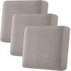 image:imageHVERSAILTEX Super Stretch Individual Seat Sofa Covers Couch Cushion Covers Slipcover Sets Thick Jacquard Textured Twill Fabric 2 Piece Large GreyTaupe