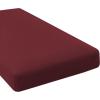 image:imageHVERSAILTEX Super Stretch Individual Seat Sofa Covers Couch Cushion Covers Slipcover Sets Thick Jacquard Textured Twill Fabric 2 Piece Large GreyWineBurgundy