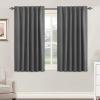 image:imageHVERSAILTEX Blackout Curtains Thermal Insulated Window Treatment Panels Room Darkening Blackout Drapes for Living Room Back TabRod Pocket Bedroom Draperies 52 x 84 Inch Stone Blue 2 PanelsBluish Gray