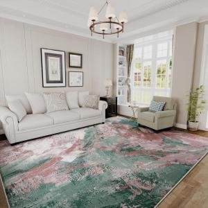image:imageHVERSAILTEX Area Rugs for Bedroom Large Living Room Rug Area Rugs 8x10 Ft Carpet Western Rugs AntiSkid Durable Washable Rug Boho Decor Abstract Painting  8x10 FeetAbstract Painting