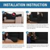 image:imageHVERSAILTEX 3 Piece Stretch Sofa Covers for 2 Cushion Loveseat Couch  Thicker Jacquard Fabric Medium Sofa TaupeBlack