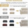 image:imageHVERSAILTEX 3 Piece Stretch Sofa Covers for 2 Cushion Loveseat Couch  Thicker Jacquard Fabric Medium Sofa TaupeIsland Fossi