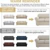 image:imageHVERSAILTEX 3 Piece Stretch Sofa Covers for 2 Cushion Loveseat Couch  Thicker Jacquard Fabric Medium Sofa TaupeIsland Fossi