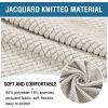 image:imageHVERSAILTEX Ottoman and Sofa Seat Cushion Combined Cover Slipcover Rectangle Sofa Slipcover Fit Length 5675 Suitable for L Shaped Seat Cushion Cover or Chaise Part Cover Stretch Thick Soft  GreyIsland Fossi