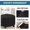 image:imageHVERSAILTEX Ottoman and Sofa Seat Cushion Combined Cover Slipcover Rectangle Sofa Slipcover Fit Length 5675 Suitable for L Shaped Seat Cushion Cover or Chaise Part Cover Stretch Thick Soft  GreyBlack