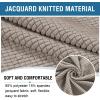 image:imageHVERSAILTEX Ottoman and Sofa Seat Cushion Combined Cover Slipcover Rectangle Sofa Slipcover Fit Length 5675 Suitable for L Shaped Seat Cushion Cover or Chaise Part Cover Stretch Thick Soft  GreyTaupe