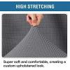 image:imageHVERSAILTEX Ottoman and Sofa Seat Cushion Combined Cover Slipcover Rectangle Sofa Slipcover Fit Length 5675 Suitable for L Shaped Seat Cushion Cover or Chaise Part Cover Stretch Thick Soft  GreyGrey