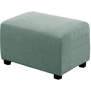 image:imageHVERSAILTEX Ottoman and Sofa Seat Cushion Combined Cover Slipcover Rectangle Sofa Slipcover Fit Length 5675 Suitable for L Shaped Seat Cushion Cover or Chaise Part Cover Stretch Thick Soft  GreySage