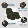 image:imageHVERSAILTEX High Stretch Recliner Chair Covers Large Size Oversized Plush Chair Slip Covers with Arms 1Piece Furniture Protector Couch Soft with Elastic Bottom Non SlipRecliner Stone BlueOlive