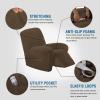 image:imageHVERSAILTEX High Stretch Recliner Chair Covers Large Size Oversized Plush Chair Slip Covers with Arms 1Piece Furniture Protector Couch Soft with Elastic Bottom Non SlipRecliner Stone BlueBronze Brown