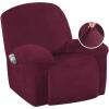 image:imageHVERSAILTEX High Stretch Recliner Chair Covers Large Size Oversized Plush Chair Slip Covers with Arms 1Piece Furniture Protector Couch Soft with Elastic Bottom Non SlipRecliner Stone BlueWineBurgundy