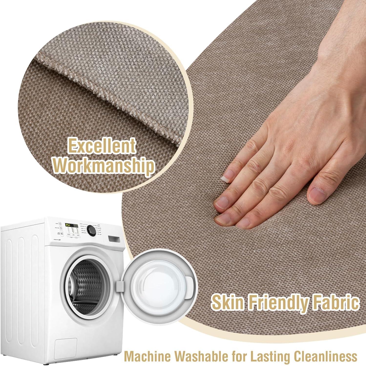 image:imageHVERSAILTEX Twin Size Armless Futon Mattress Covers for Traditional Japanese Futon Mattress Soft MixedColor Chenille Couch Slipcovers Floor Mats Sofa Protector Zippered Sleeper Sofa CoverCaramelTaupe