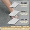 image:imageHVERSAILTEX Twin Size Armless Futon Mattress Covers for Traditional Japanese Futon Mattress Soft MixedColor Chenille Couch Slipcovers Floor Mats Sofa Protector Zippered Sleeper Sofa CoverCaramelBluish Grey
