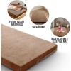 image:imageHVERSAILTEX Twin Size Armless Futon Mattress Covers for Traditional Japanese Futon Mattress Soft MixedColor Chenille Couch Slipcovers Floor Mats Sofa Protector Zippered Sleeper Sofa CoverCaramelCaramel