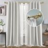 image:imageHVERSAILTEX Double Curtain Rods for Windows 162 to 906 Inches 34 inch Diameter Adjustable Decorative Telescoping Heavy Duty Drapery Rod BronzeGold