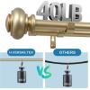 image:imageHVERSAILTEX Double Curtain Rods for Windows 162 to 906 Inches 34 inch Diameter Adjustable Decorative Telescoping Heavy Duty Drapery Rod BronzeGold