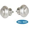 image:imageHVERSAILTEX Double Curtain Rods for Windows 162 to 906 Inches 34 inch Diameter Adjustable Decorative Telescoping Heavy Duty Drapery Rod BronzeGoldish Nickel