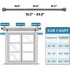 image:imageHVERSAILTEX Double Curtain Rods for Windows 162 to 906 Inches 34 inch Diameter Adjustable Decorative Telescoping Heavy Duty Drapery Rod BronzePewter