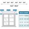 image:imageHVERSAILTEX Double Curtain Rods for Windows 162 to 906 Inches 34 inch Diameter Adjustable Decorative Telescoping Heavy Duty Drapery Rod BronzeWhite