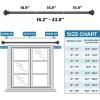 image:imageHVERSAILTEX Curtain Rods for Windows 162 to 438 Inches 34 inch Diameter Adjustable Decorative Telescoping Curtain Rod with Brackets Heavy Duty Splicing Window Rods with Classic Finials BronzeBronze