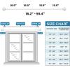 image:imageHVERSAILTEX Curtain Rods for Windows 162 to 438 Inches 34 inch Diameter Adjustable Decorative Telescoping Curtain Rod with Brackets Heavy Duty Splicing Window Rods with Classic Finials BronzeWhite