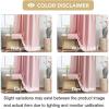 image:imageHVERSAILTEX Blackout Curtains 84 Inch Length 2 Panels Set for Living Room Bedroom Back Tab Pinch Pleated Thermal Insulated Room Darkening Light Blocking Curtains with Hooks Pumice StoneBaby Pink