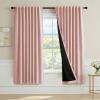 image:imageHVERSAILTEX Blackout Curtains 84 Inch Length 2 Panels Set for Living Room Bedroom Back Tab Pinch Pleated Thermal Insulated Room Darkening Light Blocking Curtains with Hooks Pumice StoneBaby Pink