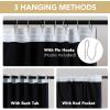 image:imageHVERSAILTEX Blackout Curtains 84 Inch Length 2 Panels Set for Living Room Bedroom Back Tab Pinch Pleated Thermal Insulated Room Darkening Light Blocking Curtains with Hooks Pumice StoneNavy