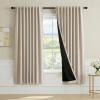 image:imageHVERSAILTEX Blackout Curtains 84 Inch Length 2 Panels Set for Living Room Bedroom Back Tab Pinch Pleated Thermal Insulated Room Darkening Light Blocking Curtains with Hooks Pumice StoneFog