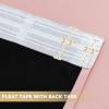 image:imageHVERSAILTEX Blackout Curtains 84 Inch Length 2 Panels Set for Living Room Bedroom Back Tab Pinch Pleated Thermal Insulated Room Darkening Light Blocking Curtains with Hooks Pumice StoneBaby Pink