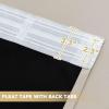 image:imageHVERSAILTEX Blackout Curtains 84 Inch Length 2 Panels Set for Living Room Bedroom Back Tab Pinch Pleated Thermal Insulated Room Darkening Light Blocking Curtains with Hooks Pumice StonePumice Stone