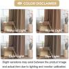image:imageHVERSAILTEX Blackout Curtains 84 Inch Length 2 Panels Set for Living Room Bedroom Back Tab Pinch Pleated Thermal Insulated Room Darkening Light Blocking Curtains with Hooks Pumice StoneMacchiato