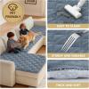 image:imageHVERSAILTEX Chenille Couch Cover for Dogs Washable Soft Fuzzy Chaise Cover Sectional Couch Covers for L Shaped Sofa Both LeftRight Thick Pet Couch Cover Protector NonSlipStone Blue 34 x 68Stone Blue