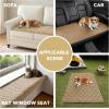 image:imageHVERSAILTEX Chenille Couch Cover for Dogs Washable Soft Fuzzy Chaise Cover Sectional Couch Covers for L Shaped Sofa Both LeftRight Thick Pet Couch Cover Protector NonSlipStone Blue 34 x 68Khaki
