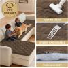 image:imageHVERSAILTEX Chenille Couch Cover for Dogs Washable Soft Fuzzy Chaise Cover Sectional Couch Covers for L Shaped Sofa Both LeftRight Thick Pet Couch Cover Protector NonSlipStone Blue 34 x 68Coco Mocha