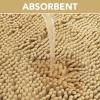 image:imageHVERSAILTEX Dog Door Mat for Muddy Paws Absorbent Dirt Trapper Non Slip Quick Dry Washable Chenille Mats for Dogs Entry Rug for Indoor Outdoor Chocolate 24 x 36Beige