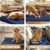 image:imageHVERSAILTEX Dog Door Mat for Muddy Paws Absorbent Dirt Trapper Non Slip Quick Dry Washable Chenille Mats for Dogs Entry Rug for Indoor Outdoor Chocolate 24 x 36Navy