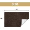 image:imageHVERSAILTEX Dog Door Mat for Muddy Paws Absorbent Dirt Trapper Non Slip Quick Dry Washable Chenille Mats for Dogs Entry Rug for Indoor Outdoor Chocolate 24 x 36Chocolate