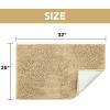 image:imageHVERSAILTEX Dog Door Mat for Muddy Paws Absorbent Dirt Trapper Non Slip Quick Dry Washable Chenille Mats for Dogs Entry Rug for Indoor Outdoor Chocolate 24 x 36Beige
