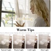image:imageHVERSAILTEX Linen Curtains Flax Linen Blended Curtain Panels for Living RoomBedroom Semi Sheer Privacy Curtains 72 inch Length 2 Panels Set Nickel Grommet Window Drapes Natural