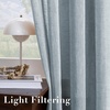 image:imageHVERSAILTEX Linen Curtains Natural Linen SemiSheer Curtains Nickel Grommet Privacy Added Premium Soft Rich Material Linen Curtain Panels for Bedroom  52x84 Inch  TurquoiseTeal