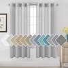 image:imageHVERSAILTEX Linen Curtains Natural Linen SemiSheer Curtains Nickel Grommet Privacy Added Premium Soft Rich Material Linen Curtain Panels for Bedroom  52x84 Inch  TurquoiseDove