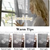 image:imageHVERSAILTEX Linen Curtains Natural Linen SemiSheer Curtains Nickel Grommet Privacy Added Premium Soft Rich Material Linen Curtain Panels for Bedroom  52x84 Inch  TurquoiseDove