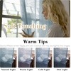 image:imageHVERSAILTEX Linen Curtains Natural Linen SemiSheer Curtains Nickel Grommet Privacy Added Premium Soft Rich Material Linen Curtain Panels for Bedroom  52x84 Inch  TurquoiseTeal