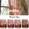 image:imageHVERSAILTEX Linen Curtains Natural Linen SemiSheer Curtains Nickel Grommet Privacy Added Premium Soft Rich Material Linen Curtain Panels for Bedroom  52x84 Inch  TurquoiseTerracotta