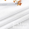 image:imageHVERSAILTEX Linen Curtains Natural Linen SemiSheer Curtains Nickel Grommet Privacy Added Premium Soft Rich Material Linen Curtain Panels for Bedroom  52x84 Inch  TurquoisePure White