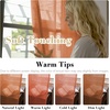 image:imageHVERSAILTEX Linen Curtains Natural Linen SemiSheer Curtains Nickel Grommet Privacy Added Premium Soft Rich Material Linen Curtain Panels for Bedroom  52x84 Inch  TurquoiseOrange