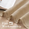 image:imageHVERSAILTEX Linen Curtains Natural Linen SemiSheer Curtains Nickel Grommet Privacy Added Premium Soft Rich Material Linen Curtain Panels for Bedroom  52x84 Inch  TurquoiseTaffy