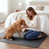 image:imageHVERSAILTEX Premium Washable Pee Pads for Dogs 2 Pack Super Absorbent 100 Waterproof Reusable NonSlip Quilted Puppy Training Pads for Crate Playpen Whelping amp Potty Training18x24 GreyGray